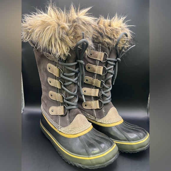 Sorel-Joan of‎ Arctic-Women's Fur-Lined Winter Boots, Size: 7, Pre-Owned - Picture 1 of 9